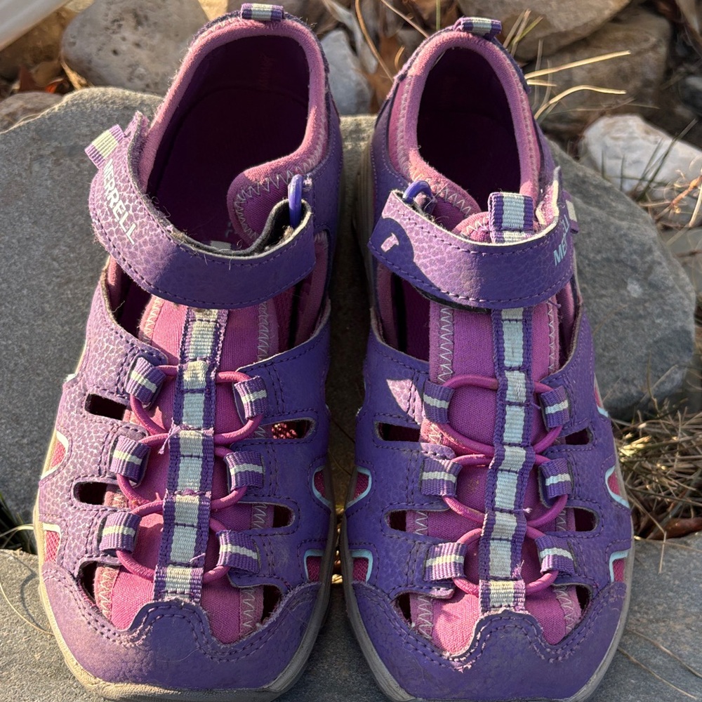 Merrell Kids' Purple and Pink Adventure Sandals